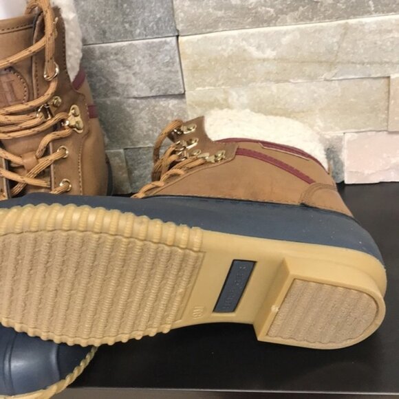 Tommy Hilfiger Rian Faux Leather Ankle Rain Boots - Picture 6 of 6